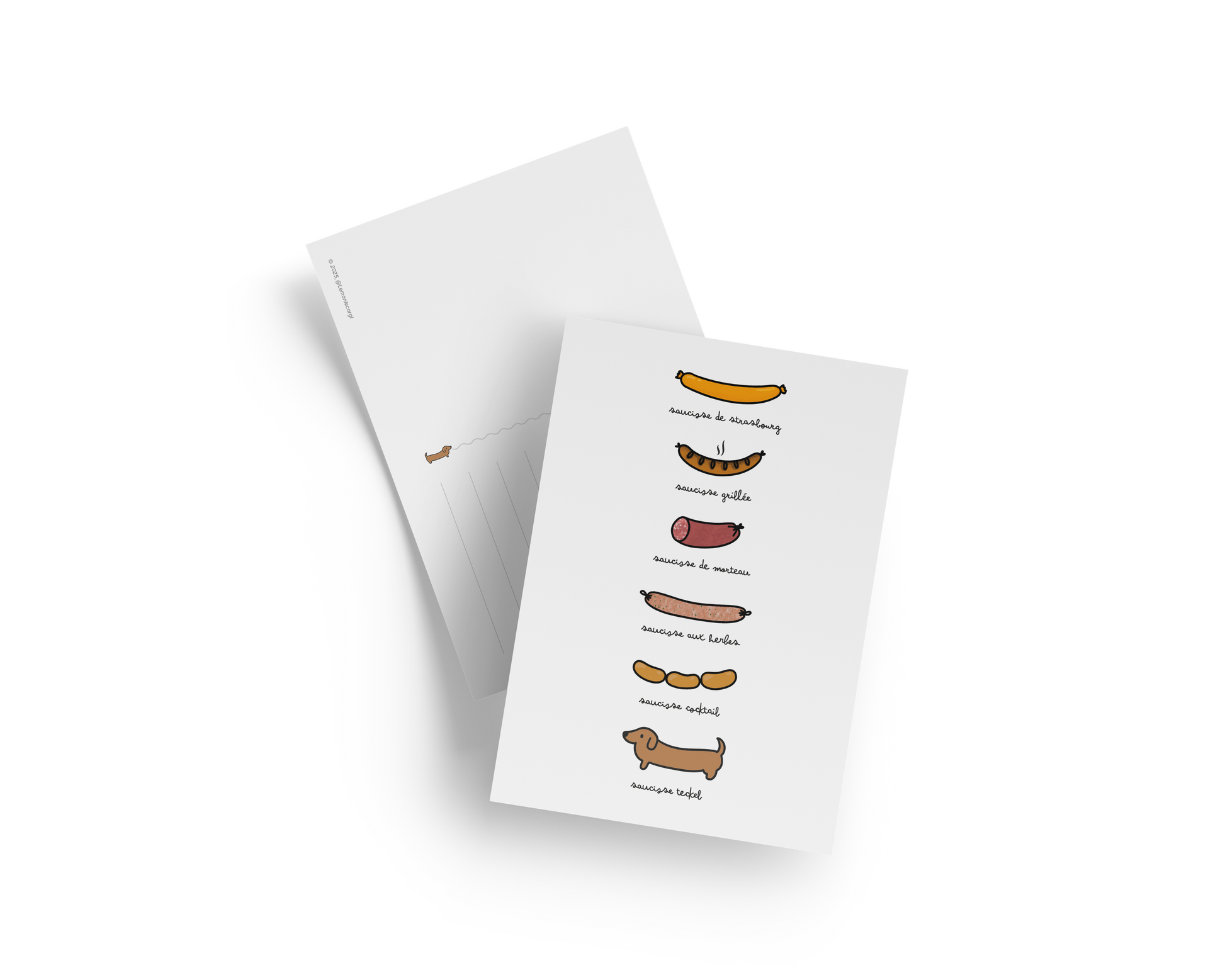 Carte Postale - Saucisses