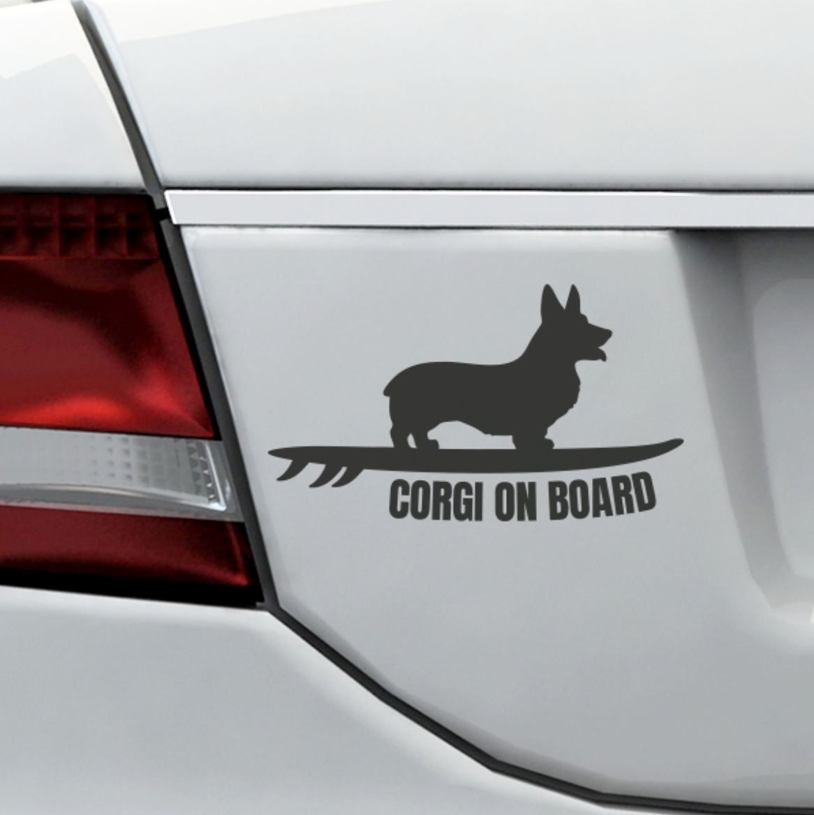 Sticker Véhicule - Corgi On Board