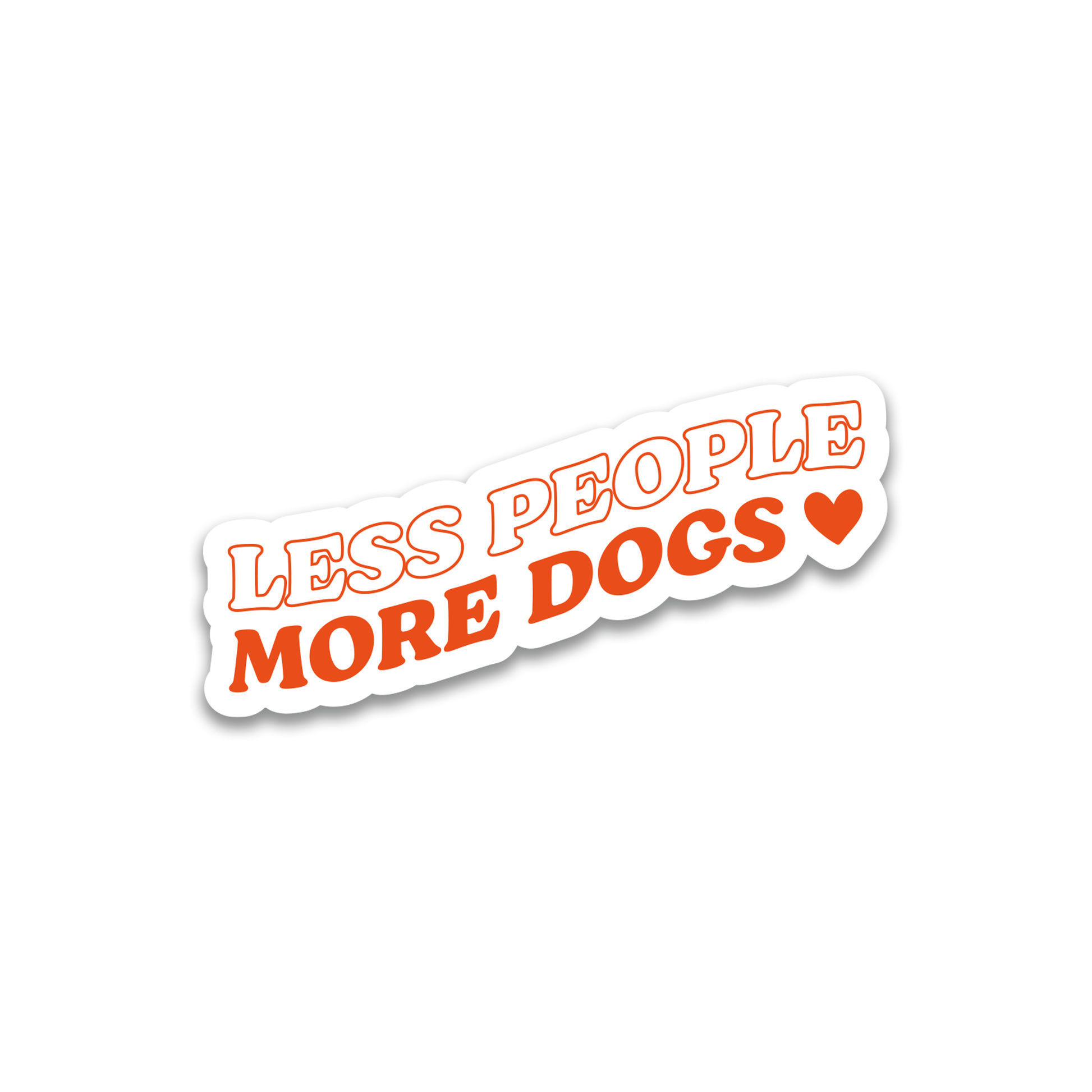 Sticker Mini - Less People