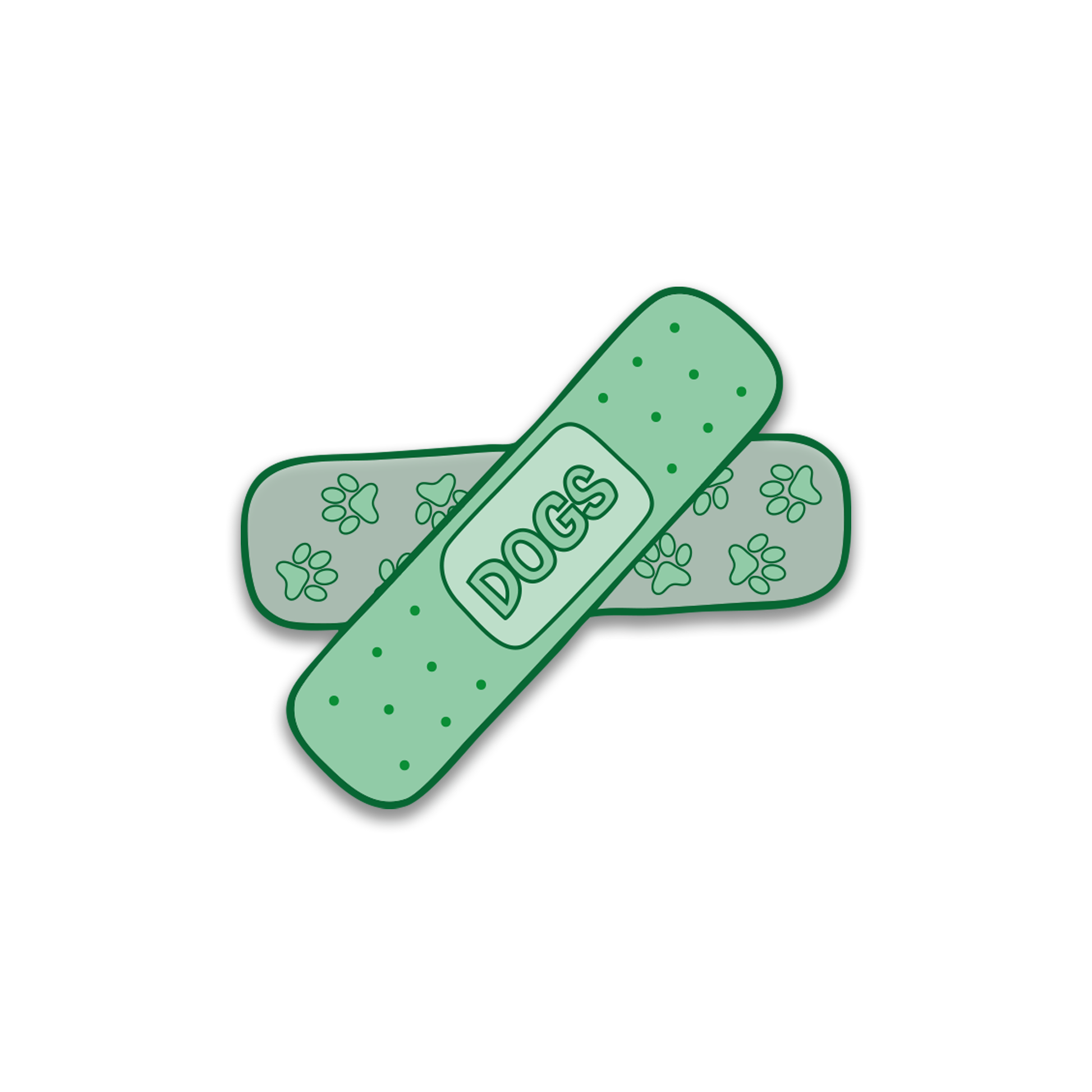 Sticker Mini - Pansement Vert