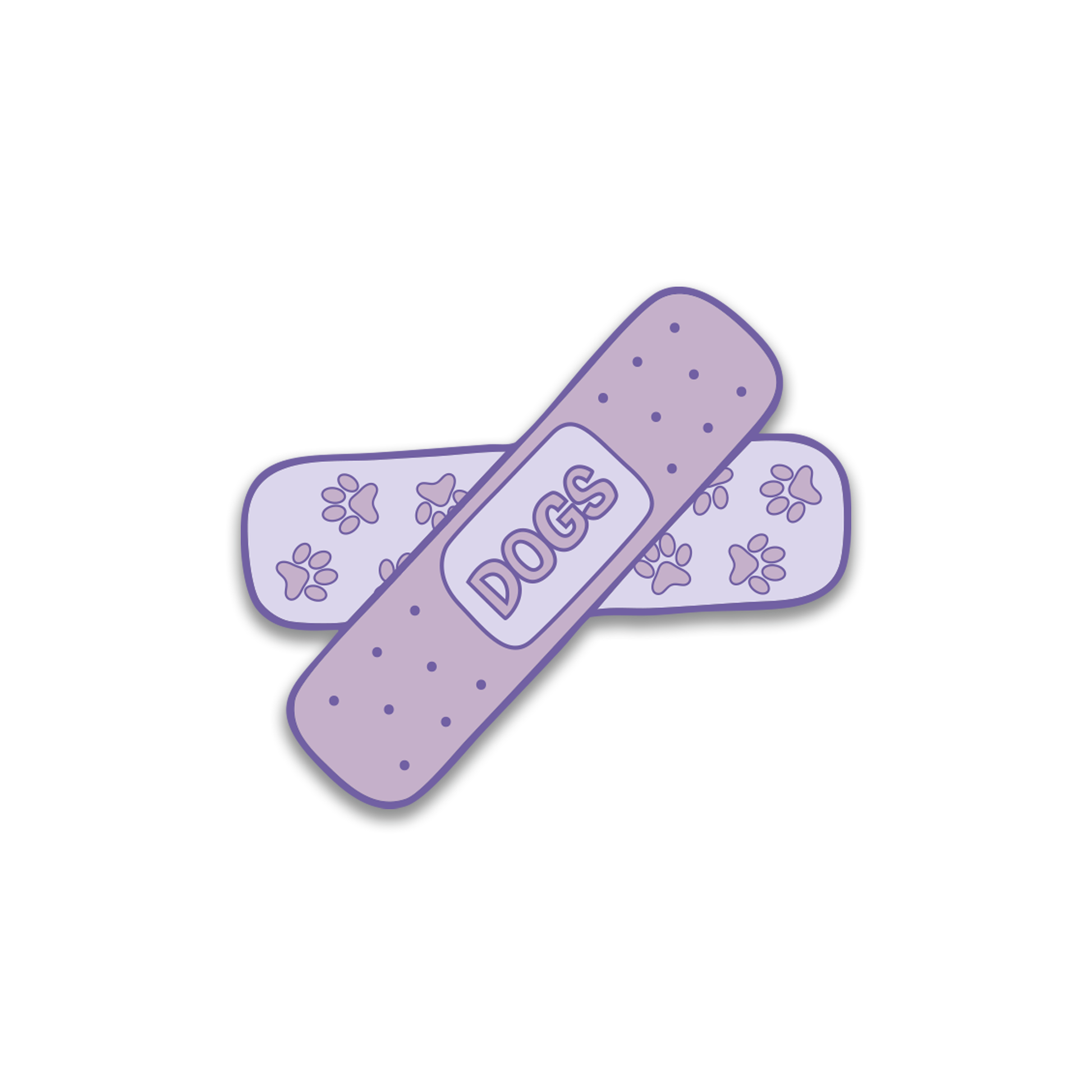 Sticker Mini - Pansement Violet
