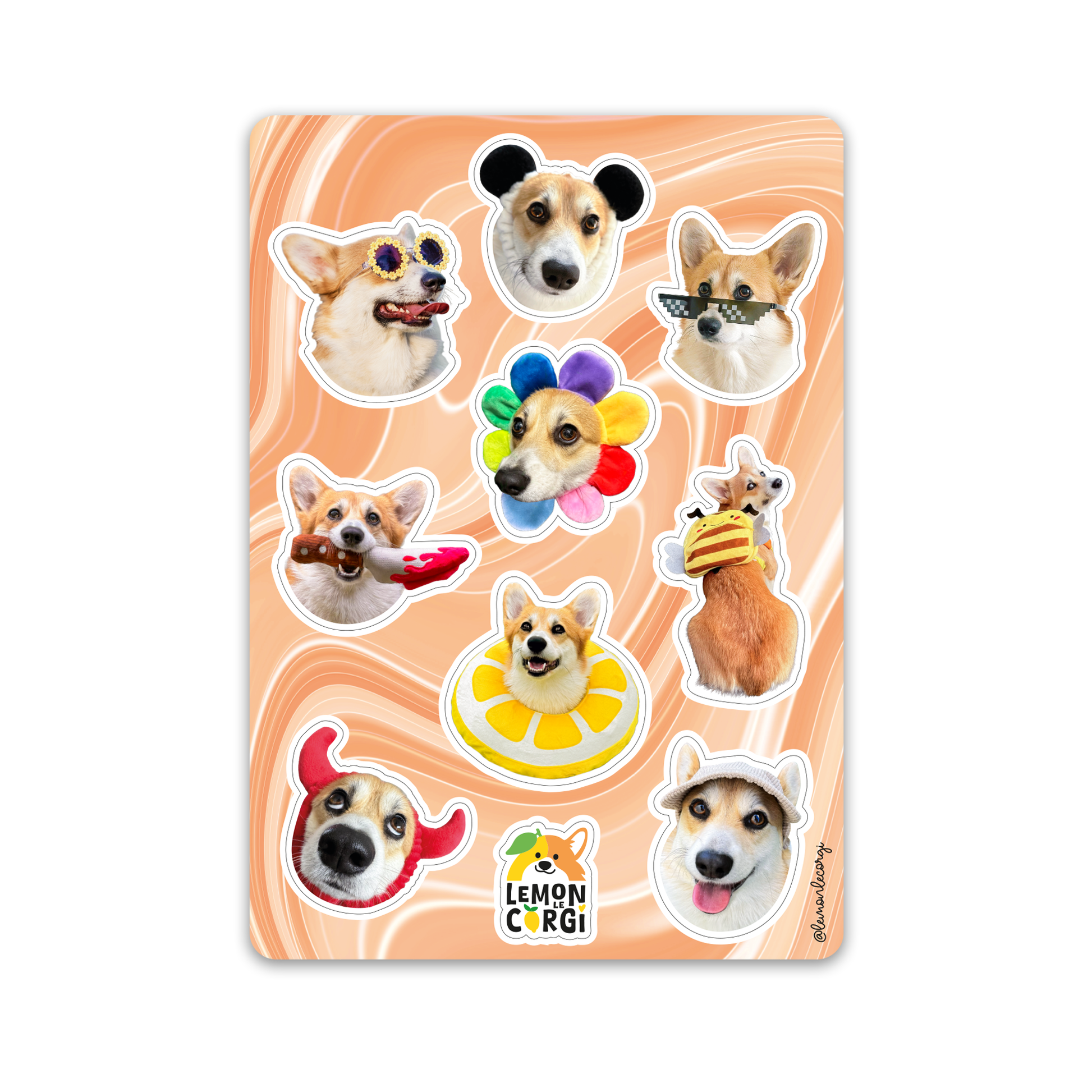 Planche Stickers - Lemon Déguisements