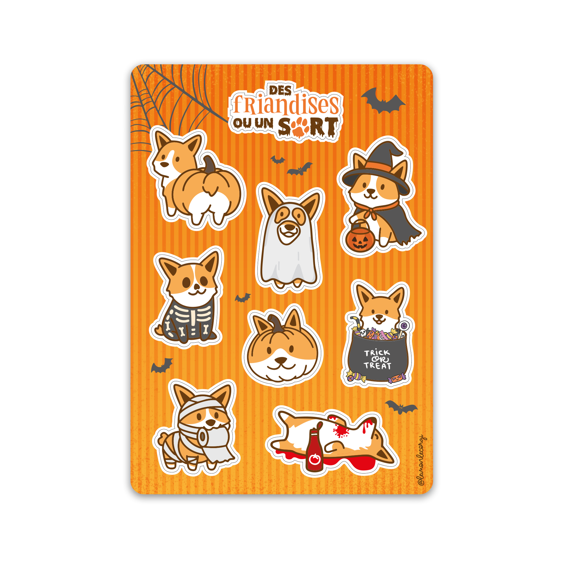 Planche Stickers - Halloween