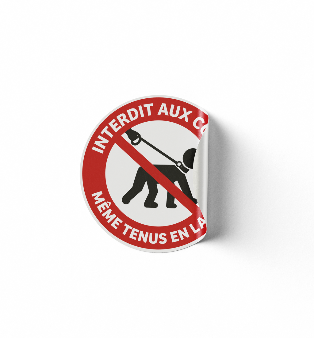 Sticker - Interdit aux cons