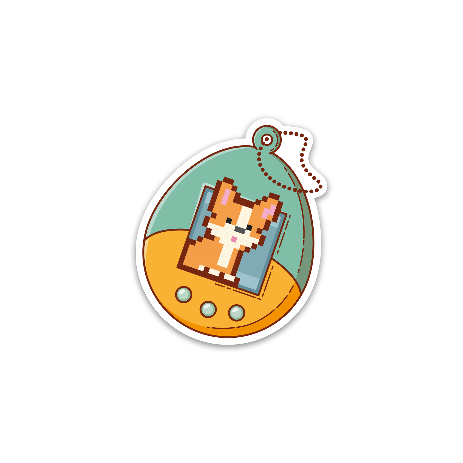 Sticker Mini - Tamacorgtchi