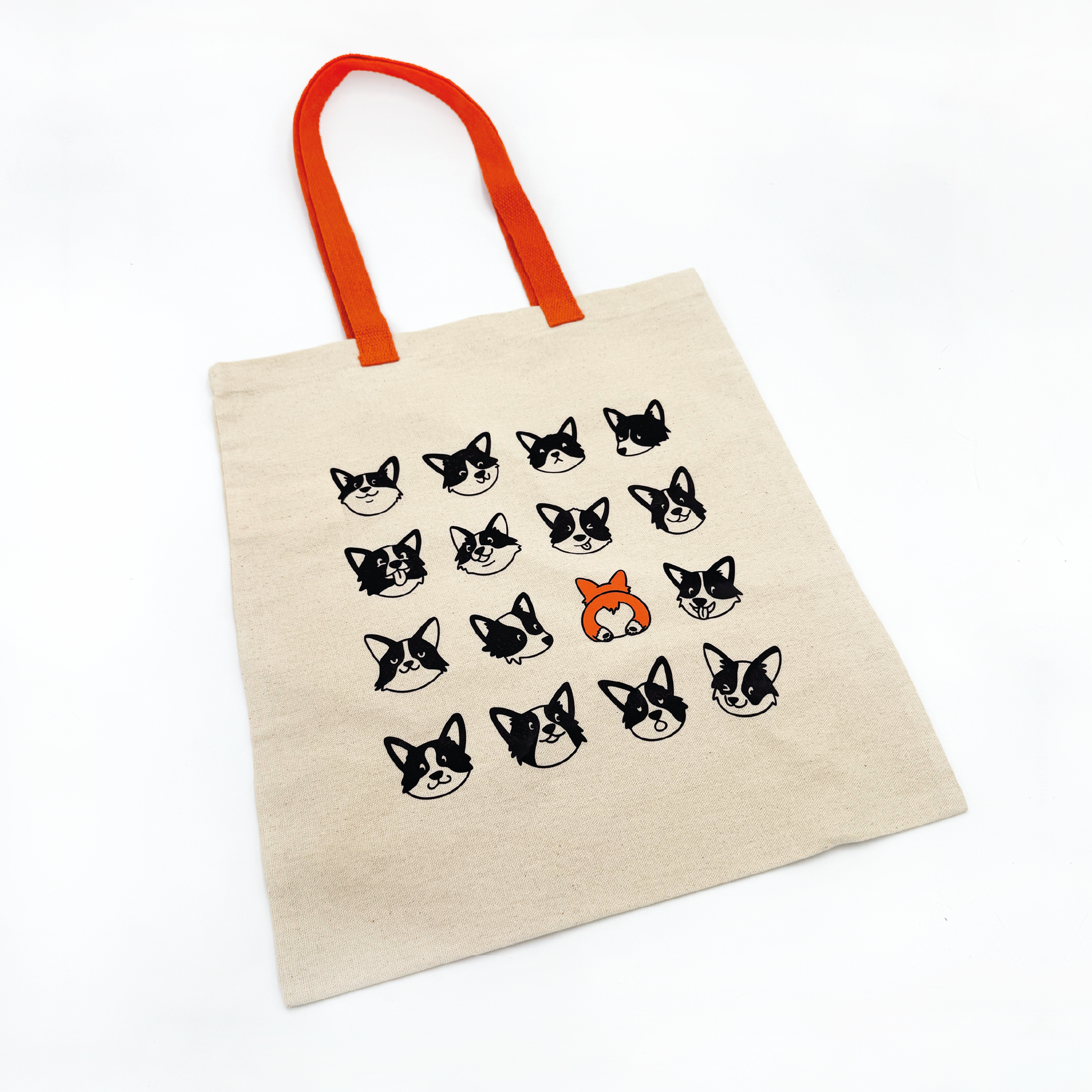 Tote Bag - 15 corgis, 1 derrière