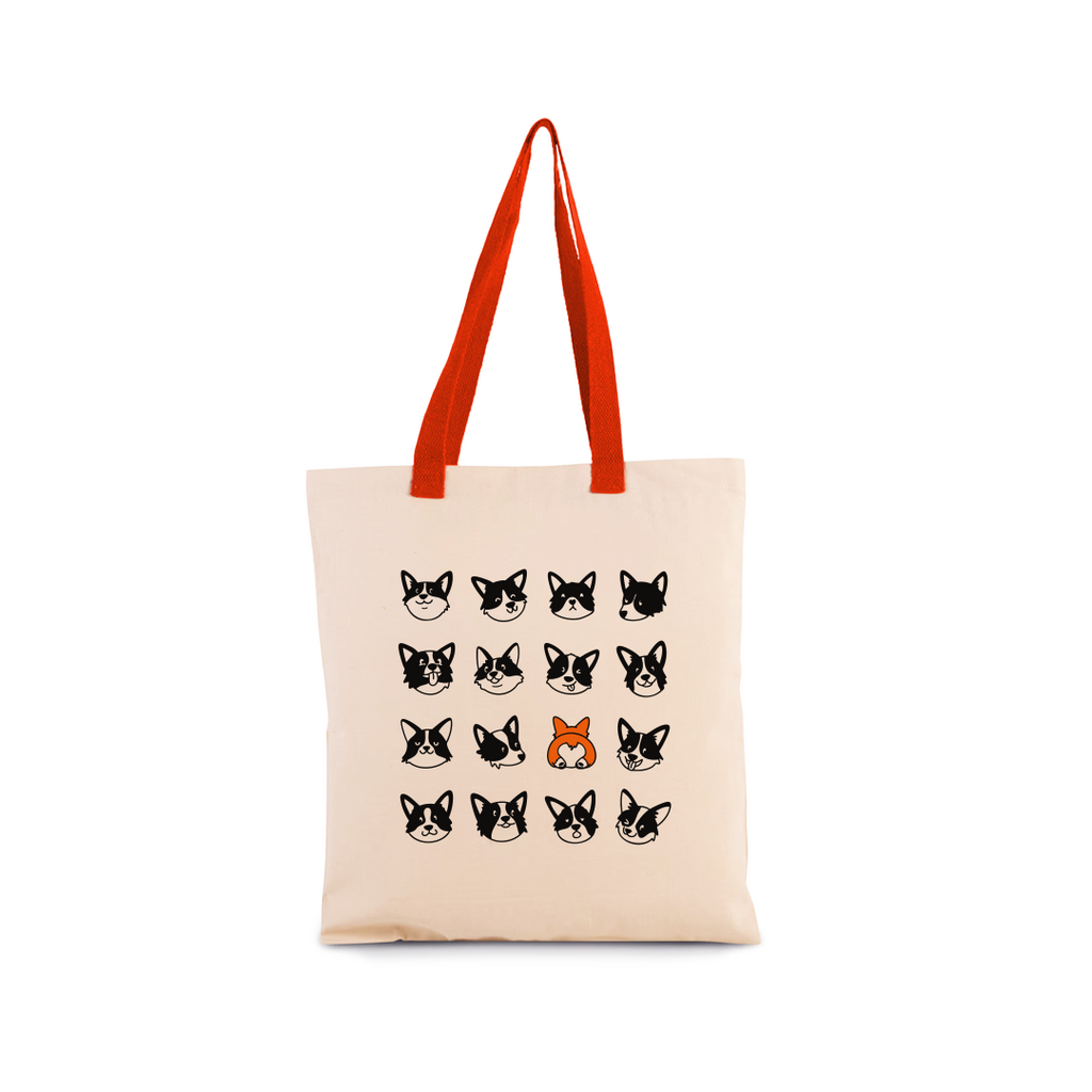 Tote Bag - 15 corgis, 1 derrière